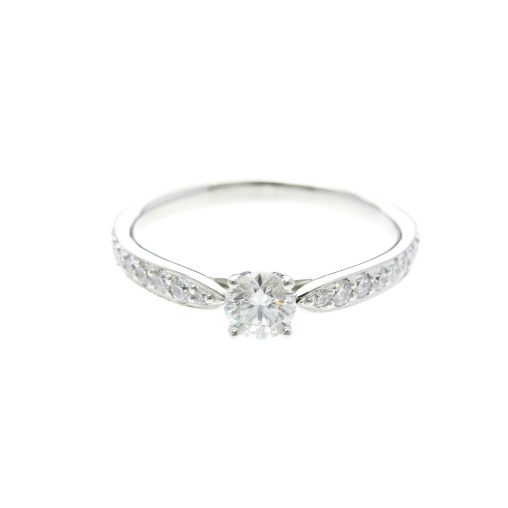 TIFFANY & CO. Silver Diamond Ring